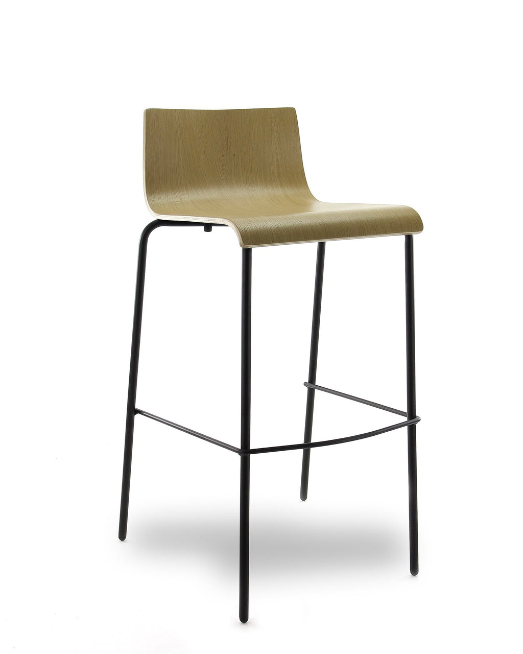 Tabouret de bar en chêne blanc pur