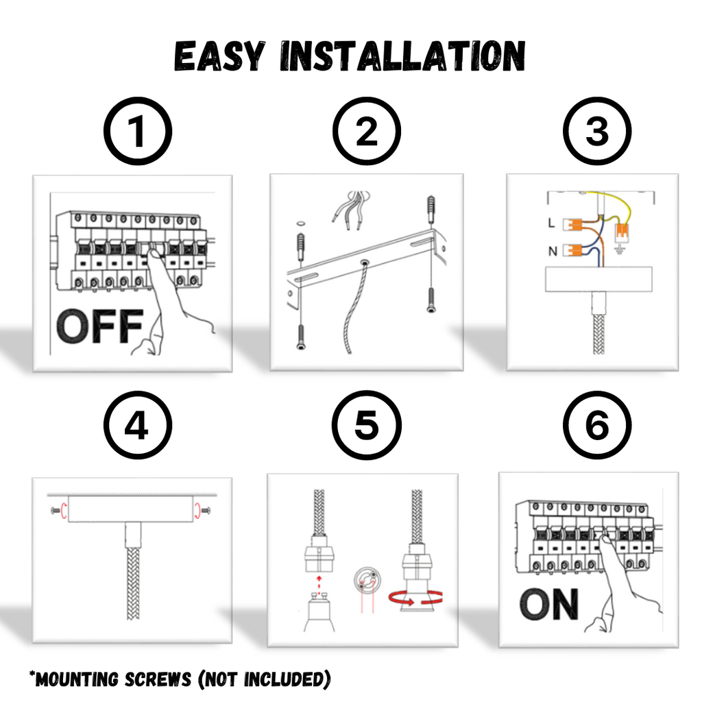 Suspension en béton GRISE