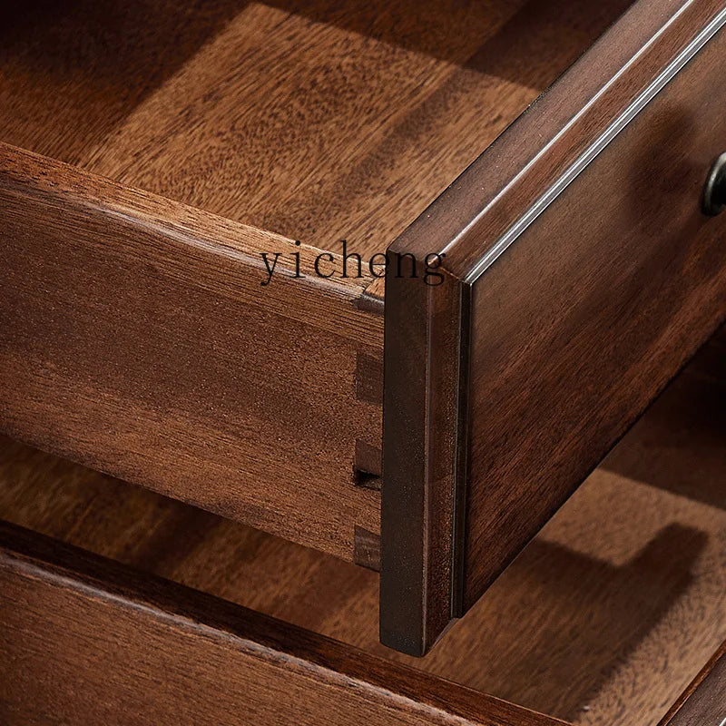 Bureau d'étude rétro français, entièrement en bois massif exquis.