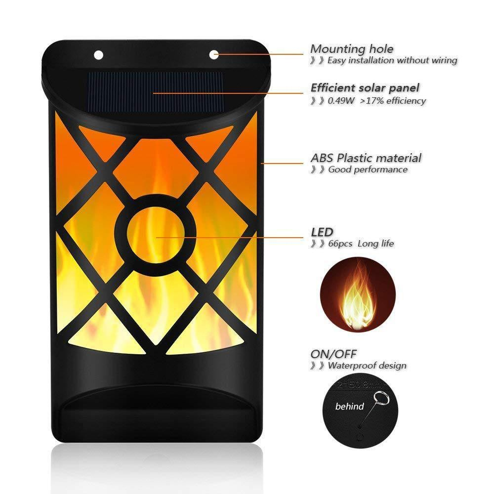 Lumières solaire scintillante LED, étanches pour extérieures