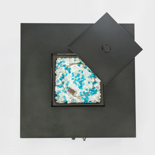 Table de foyer au gaz pour extérieur